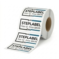 Etiquetas Resistentes al Agua con Recubrimiento Brillante para Cajas de Zapatos, para Gestión de Inventario Minorista, Etiquetas de Precio de Tamaño Personalizado, Código de Barras