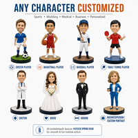 Figurine de championne sportive religieuse personnalisée, type bobblehead, en résine peinte à la main, réaliste, trophée, cadeau de collection OEM/ODM