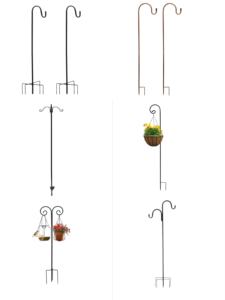 Anzuelos decorativos de Metal para jardín, para colgar plantas, cestas de alambre - Product Image 6