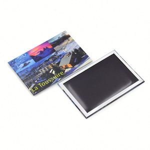 Newest Design Refrigerator Customized La Toussuire Sybelles Alps Images Souvenir Gift Tin <b>Fridge</b> Magnet - Product Image 3