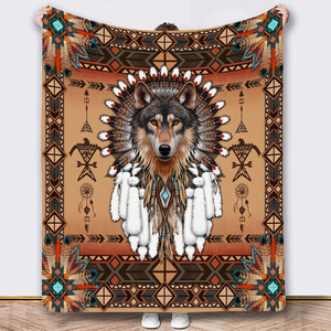 Boho Cow <b>Flannel</b> Blanket Throw Blanket Nap Blanket Reversible Cozy Warm for Home Office Nap Custom Print Wholesale - Product Image 2