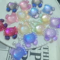 Nouveau modèle de petit crabe lumineux Firefly, bricolage, plastique/résine, coque de téléphone portable, accessoires pour barrettes, technique de goutte de colle