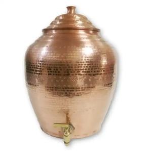 Distributeur d'eau en cuivre indien de qualité supérieure avec robinet, durable et longue durée de vie, pour les maisons, les restaurants et les cafés, en tailles personnalisées - Product Image 2
