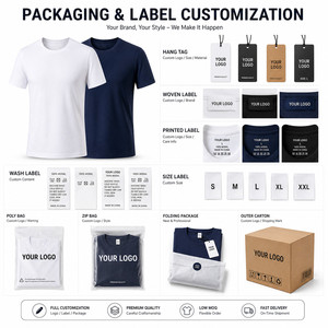 T-shirt en jean uni personnalisé haut de gamme pour homme, 200g, 100% modal, soyeux, doux, respirant, séchage rapide, écologique, vierge, marque privée, sportif - Product Image 5