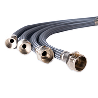 Tuyaux d'admission flexibles en acier inoxydable certifiés EPDM F1/2 F3/8
