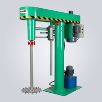Mélangeur à grande vitesse avec levage hydraulique pour peintures, revêtements, encres, adhésifs et résines chimiques