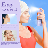 Vente en gros Marque privée SPF 50 UVA UVB Imperméable Blanchiment Protection UV Écran solaire pour le visage et le corps Spray