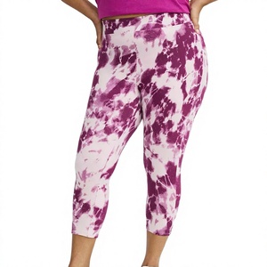 Leggings Capri de Moda Urbana para Mujer, Tejidos, Transpirables, de Cintura Alta, Suaves como la Mantequilla, con Logotipo Personalizado de Marca OEM al por Mayor - Product Image 3