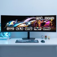 49 Zoll 32:9 HDR Super Ultrawide Curved Gaming Monitor DQHD 120Hz mit DP-Schnittstelle für OEM ODM Großhandel