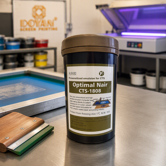 Optimal Nair Professional UV Silk Screen Printing Ink High Resolution Easy Exposure Washout Durable Stencil Photo Emulsion