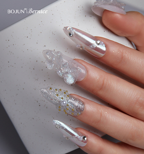 Nuova Polvere di Pigmento Resistente ai Solventi per Nail Art, Polvere di <span class=keywords><strong>Velluto</strong></span> Effetto Neve, Polvere di Mica Perlata Aurora Arcobaleno - Product Image 6