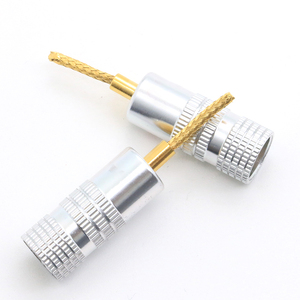 Conector de amplificador de potencia de audio chapado en oro trenzado de alambre de cobre de alta calidad - Product Image 5