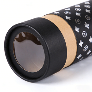 Custom Size <b>Round</b> Paper Tube Packaging Cylinder Cardboard Tubes With Pvc Window - Product Image 6