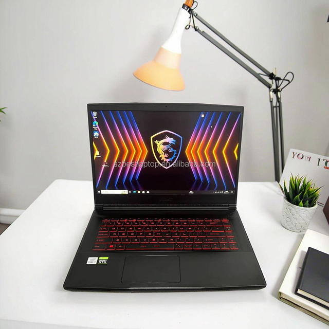 For M SI GF65 15.6-inch Used Gaming Laptop Intel I7-9750H GTX 1660Ti (6G) 16GB RAM 512GB SSD Personal Computer Low Price