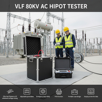 Probador de Voltaje de CA VLF con Pantalla Táctil de 7 Pulgadas, Equipo para Probar el Voltaje de Cables