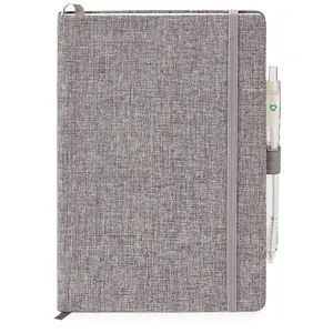 Customized eco RPET 600D 100 pages notebook fabric cover