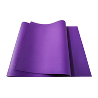 Tapis de yoga antidérapant en TPE Ecoofit, durable, noir, turquoise, rouge, violet, pour exercices, gym, entraînement, fitness, club, studio, pilates