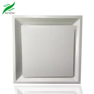 Aluminum ventilation ac square metal panel-face 4 way ceiling air diffuser