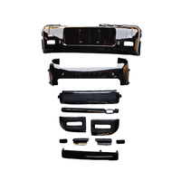 Kit Blackout pour Land Rover Defender, kits de carrosserie pour pare-chocs avant et arrière pour voitures avec grilles fumées et cadres de feux antibrouillard.