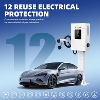 GDON 20kW Einzel-Gun-DC-Schnellladegerät mit integrierter Standhalterung – EV-Ladestation für Elektrofahrzeuge