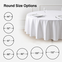 Nappe tissée MJS 240 g/m² en polyester filé, durable, lavable, pour restaurants et hôtels, linge de table commercial, taille personnalisée, usine OEM ODM