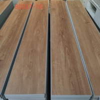 Revêtement de sol en vinyle SPC moderne, PVC rigide, imperméable, texture bois, système de clic, pour appartement, hôtel, bureau