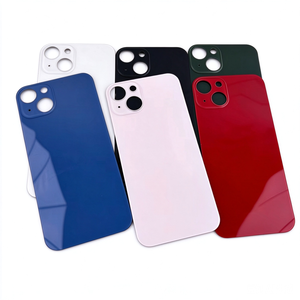 Repuesto de Cristal Trasero con Orificio Grande para iPhone 13, Tapa de Batería Trasera, Panel Trasero de Cristal Templado, Piezas de Reparación - Product Image 1
