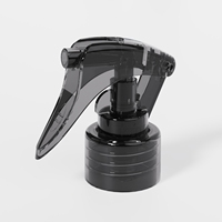 Pulvérisateurs à gâchette noirs 20/410 24/410 28/410 avec bouchon à vis en plastique PP, atomiseur à pompe à brume fine pour emballage de bouteilles de produits chimiques