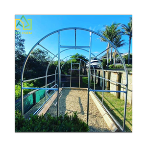 อุโมงค์ <span class=keywords><strong>PE</strong></span> โพลีคาร์บอเนตสำหรับใช้ในสวนหลังบ้านขนาดใหญ่เดินในเรือนกระจก - Product Image 2