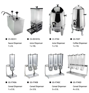 Dispensador de Jugos de Sobremesa, Dispensador de Bebidas Frías y Calientes de Doble Uso para Negocios de Catering - Product Image 4