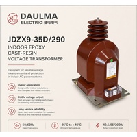 Transformateur de tension intérieur en résine époxy 35 kV JDZX9-35D/290 pour la configuration et le choix d'ingénierie des projets de postes de transformation