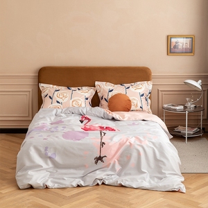 Bộ Ga Trải Giường Bằng Cotton Thời Trang Sang Trọng, Bộ Ga Trải Giường Vỏ Lá Sáng Cỡ Queen King Chất Lượng Tốt Ga Trải Giường Vừa Vặn/ - Product Image 3