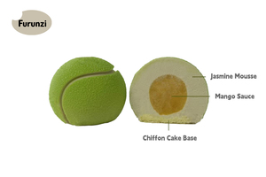 Chất Lượng Cao Mini Bánh Tennis Serie OEM Đông Lạnh Bánh Mousse Với Nước Sốt Xoài Giá Bán Buôn Bánh Mousse - Product Image 5