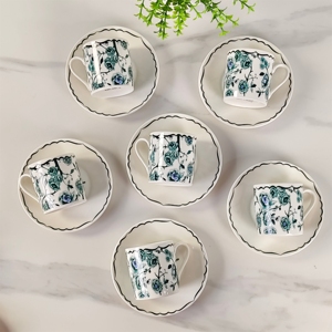 Arabic Light Luxury Bone China Coffee Cup Combination <b>Gift</b> <b>Tea</b> <b>Set</b> Ceramic <b>Set</b> for <b>Gift</b> - Product Image 3