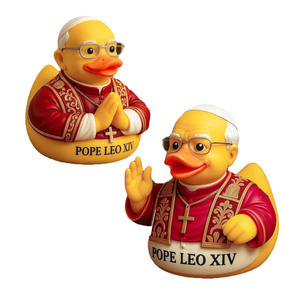 Nuevas Ideas de Productos 2026: Figura de Resina de Pato Pío Leo para Decoración del Hogar, Adornos Caprichosos de Interior, Pato Jeep - Product Image 1