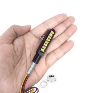 ไฟเลี้ยวรถมอเตอร์ไซค์แบบไหล 12led สีแดงเหลือง ไฟเบรก ไฟเลี้ยวกระพริบ - Product Image 1