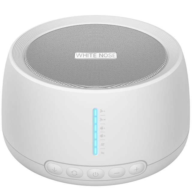 Portable Smart Speaker Soothing Nature Sound White Noise Machine with Night Light Music for Baby's Night Sleeping Sound Machine