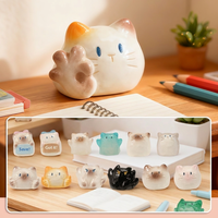 Mini boîte mystère Cat PAI Performance Artist en résine, animaux de dessin animé mignons et créatifs, décoration de bureau, cadeau ThingsWoo