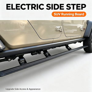 Marchepieds électriques de luxe en alliage d'aluminium de haute qualité MASSAIT pour Jeep Wrangler 2023, Toyota Land Cruiser, <span class=keywords><strong>Ram</strong></span>, GWM - Product Image 3