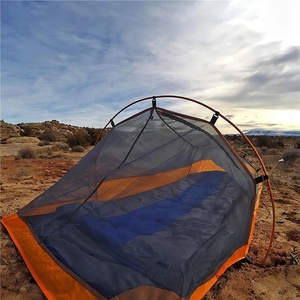Tente de camping et de randonnée INature en polyester durable, une chambre, double couche, trois saisons, pour 1 personne, ultra légère - Product Image 2