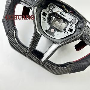 Personalice el volante de fibra de carbono real para el volante deportivo Mercedes w204amg c63amg <span class=keywords><strong>a45amg</strong></span> - Product Image 3
