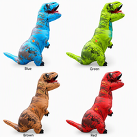 Costume de dinosaure T-Rex gonflable pour adulte, costume de fête d'Halloween, livraison rapide