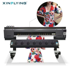Mesin cetak kain digital 3.2m 2024 pencetak tekstil sublimasi untuk seprai