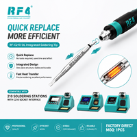 Punta de Soldadura en Forma de U 3D Metálica RF4 C210-OL con Núcleo de Calentamiento Integrado para Reparación de Placas Base FPC de Teléfonos Móviles, Computadoras/Laptops