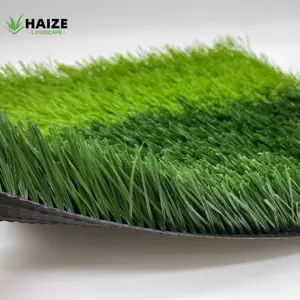 Haize Weer Kleurvastheid Wit Groen Synthetische Gazon Voetbal Kunstgras Kunstgras Voor Voetbal Veld