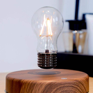 360 डिग्री स्वचालित घूर्णन आधुनिक ग्लास बल्ब डेस्क/टेबल लैंप चुंबकीय फ्लोटिंग लाइट लाइट टच कंट्रोल नाइट लाइट टच कंट्रोल नाइट लाइट - Product Image 3