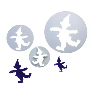 ชุดเครื่องมือตกแต่งเค้กฟองดอง อุปกรณ์ทำขนม 4 ชิ้น รูปดอกไม้หลากหลายแบบ - Product Image 3