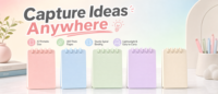 Carnet de poche A7 à spirale, 60 feuilles, mini bloc-notes, carnet portable à spirale pour notes, listes, idées