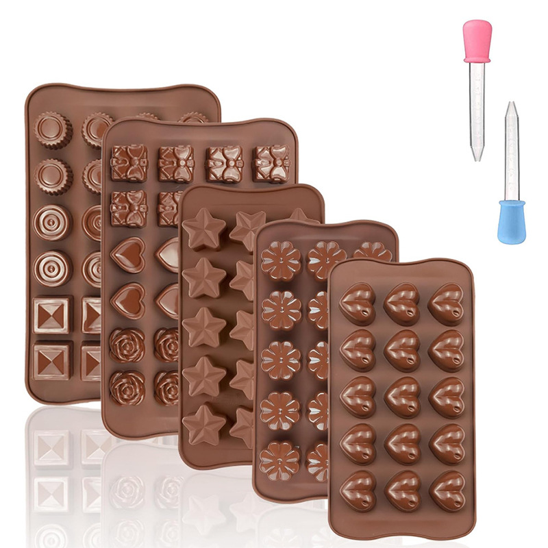 Ensemble de 7 pièces Brown Group k 24 double grand cinq étoiles avec compte-gouttes bleu