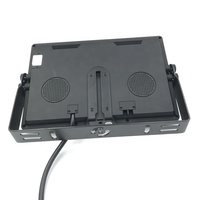 Écran de voiture TFT LCD 9 pouces à écran quadruple AHD 1080P 4CH avec fente pour carte SD, DVR intégré pour tracteur, camion, bus